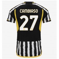 Fotbalové Dres Juventus Andrea Cambiaso #27 Domácí 2023-24 Krátký Rukáv